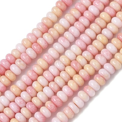 Ombre Effect Dyed Glass Beads Strands GLAA-C043-01F-1