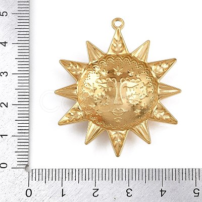 304 Stainless Steel Pendants STAS-L295-01G-02-1