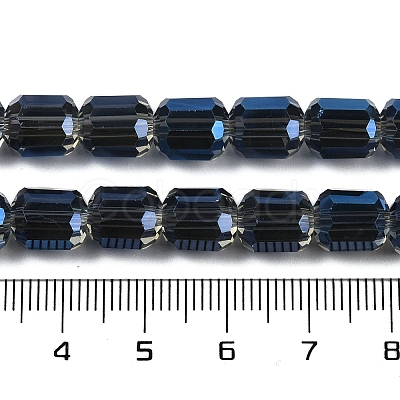 Electroplate Glass Beads Strands GLAA-G112-07E-1