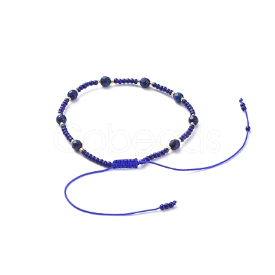 Adjustable Braided Bead Bracelets BJEW-JB04902-02-1