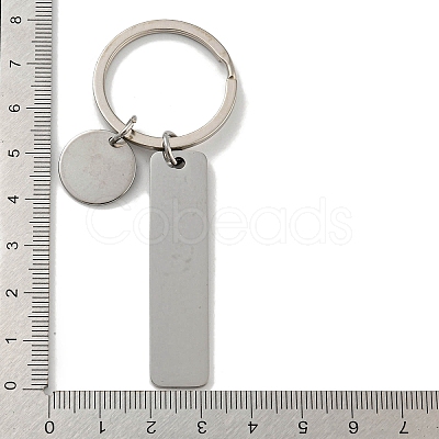 Mother's Day Gift 201 Stainless Steel Word Mama Bear Keychains KEYC-E040-01P-04-1