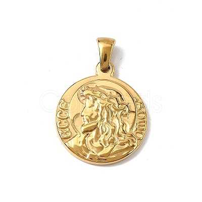 Hand Polished 304 Stainless Steel Pendants STAS-B094-01E-G-1