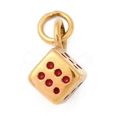 304 Stainless Steel Enamel Pendants STAS-Z179-29G-1