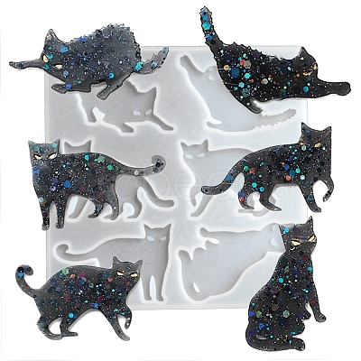 Cat Cabochon DIY Silicone Molds SIMO-R002-03-1