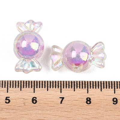Acrylic Beads MACR-WH0004-09-1