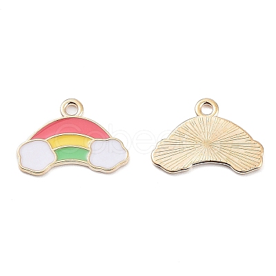 Alloy Enamel Pendants PALLOY-K007-02KCG-1