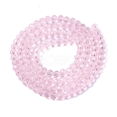 Glass Beads Strands EGLA-A034-T4mm-D10-01-1