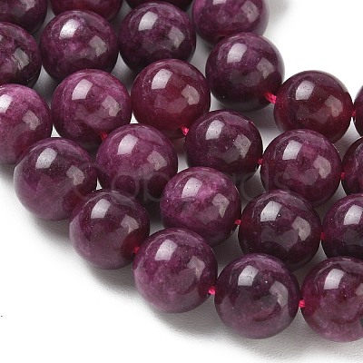 Dyed Natural Malaysia Jade Beads Strands G-G021-01D-06-1