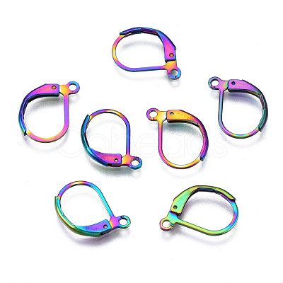 304 Stainless Steel Leverback Earring Findings X-STAS-N092-105-NR-1