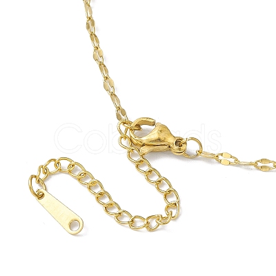Brass Micro Pave Cubic Zirconia Pendant Necklaces NJEW-C039-05KCG-01-1
