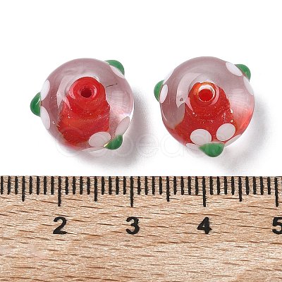 Handmade Lampwork Enamel Beads LAMP-Z020-04C-1
