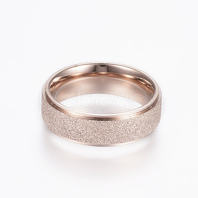 304 Stainless Steel Wide Band Rings RJEW-F062-08RG-8-1