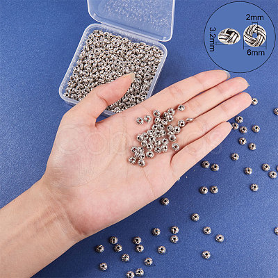 Zinc Alloy Spacer Beads TIBEB-PH0004-26AS-1