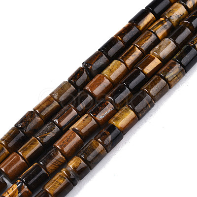 Natural Tiger Eye Beads Strands X-G-N326-150-B02-1
