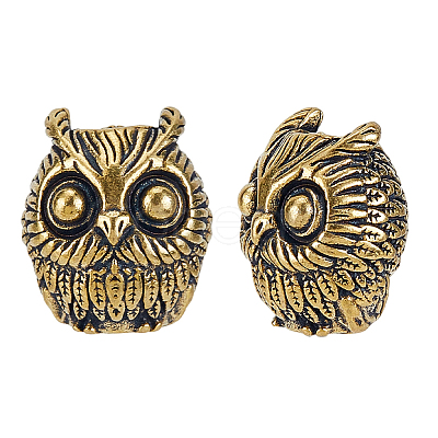 Brass European Beads KK-WH0079-194AG-1