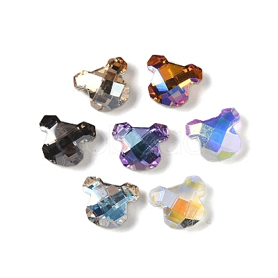 Glass Rhinestone Cabochons GLAA-A013-03M-1