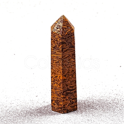Point Tower Natural Quartzose Jade Home Display Decoration PW-WG04107-13-1