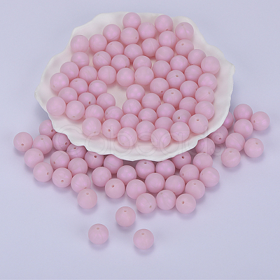 Round Silicone Focal Beads SI-JX0046A-120-1