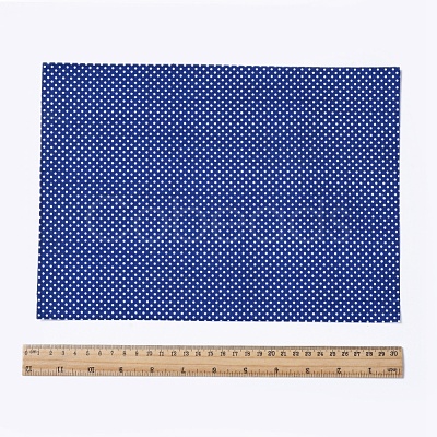 Polka Dot Pattern  Printed A4 Polyester Fabric Sheets DIY-WH0158-63A-05-1