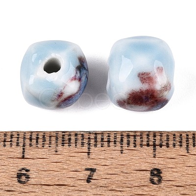 Vintage Handmade Porcelain Beads PORC-N013-18-14-1