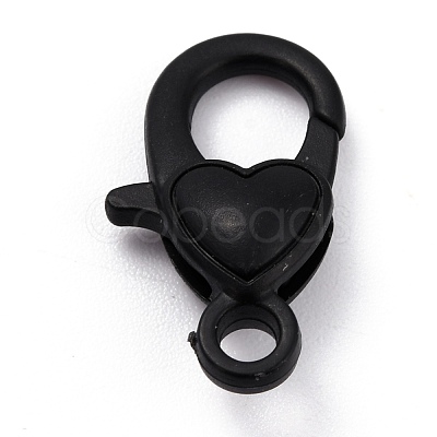 Plastic Lobster Claw Clasps PALLOY-F017-01G-1