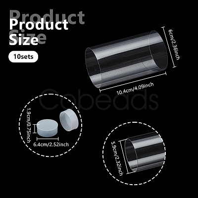 Transparent PC Plastic & PE Bead Storage Tubes AJEW-WH0596-948B-1