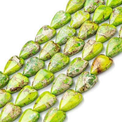 Natural Imperial Jasper Bead Strands G-C074-04C-1