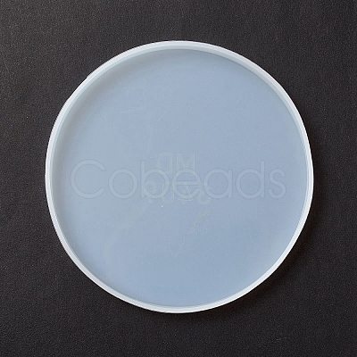 DIY Flat Round Cup Mat Silicone Molds DIY-E036-02-1