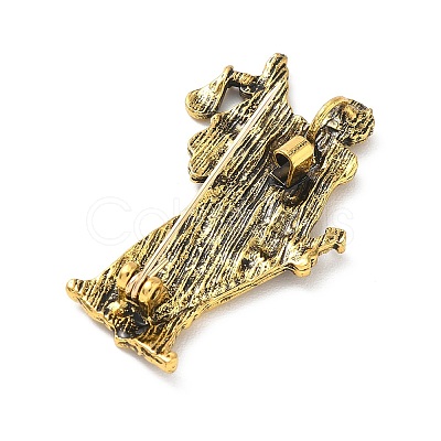 Lady Justice Alloy Brooch JEWB-K039-08AG-1