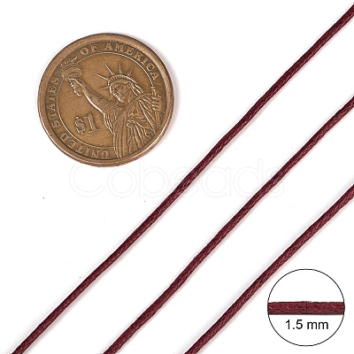 Chinese Waxed Cotton Cord YC-S005-1.5mm-179-1
