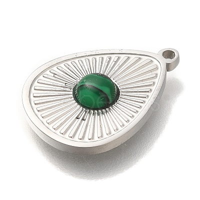 Synthetic Malachite Pendants STAS-P371-004P-1