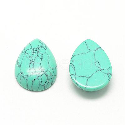 Synthetic Turquoise Cabochons G-R417-13x18-44-1