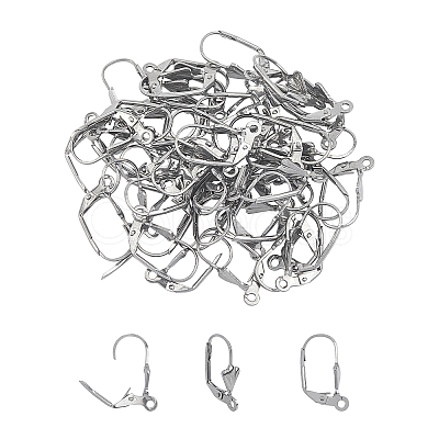 Unicraftale 304 Stainless Steel Hoop Earrings STAS-UN0006-22P-1