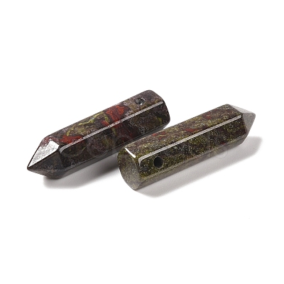 Natural Dragon Blood Pointed Pendants G-D460-01J-1