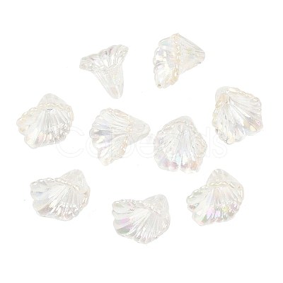 Transparent Acrylic Bead Caps OACR-G054-03A-1