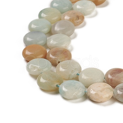 Natural Flower Amazonite Beads Strands G-M403-C13-1