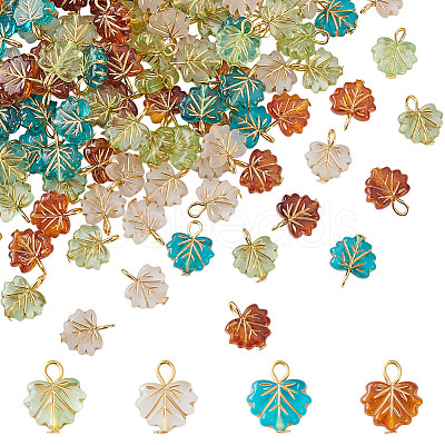 Transparent Acrylic with Iron Pendants PALLOY-HY00110-1