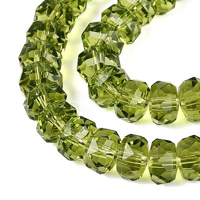 Transparent Glass Beads Strands GLAA-Q114-01A-A11-1