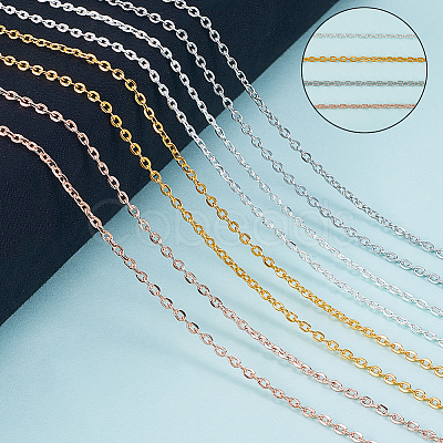DIY Iron Cable Chains Bracelets Necklaces Making Kits DIY-SP0002-14A-1