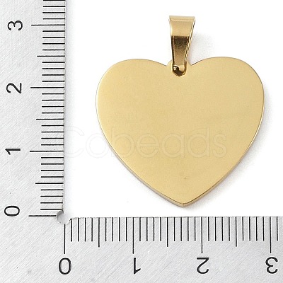 Ion Plating(IP) 304 Stainless Steel Enamel Rhinestone Pendants STAS-Q325-02F-G-1