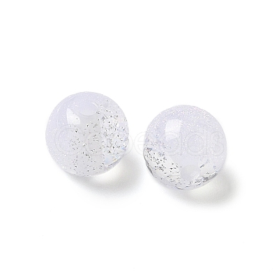 Two Tone Resin Beads RESI-Q025-02A-C-1