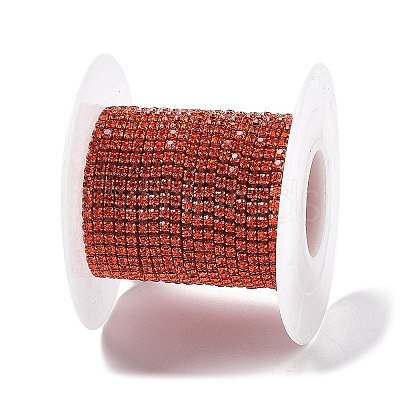 Iron Rhinestone Glass Cup Chain CH-U001-01M-1
