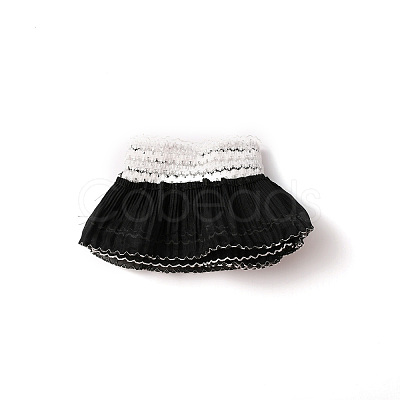 Polyester Double-Layer Organza Ribbons OCOR-WH0060-23A-1