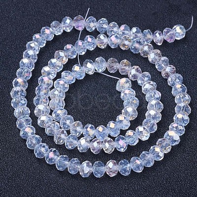 Electroplate Glass Beads Strands EGLA-A034-T8mm-B02-1