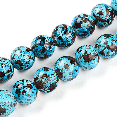 Synthetic Turquoise Beads Strands TURQ-T004-08A-10-1