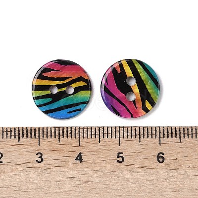 2-Hole Freshwater Shell Buttons SHEL-A004-01A-1