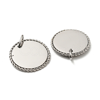 Non-Tarnish 304 Stainless Steel Pendants LS-STAS-L022-183P-1