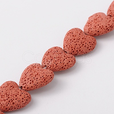 Synthetic Lava Rock Bead Strands G-N0114-12-1