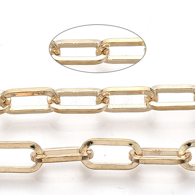 Unwelded Iron Paperclip Chains CH-S125-02E-LG-1