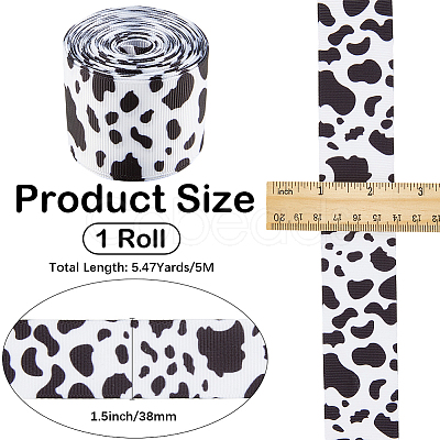 Polyester Grosgrain Ribbons OCOR-WH20006-82B-1